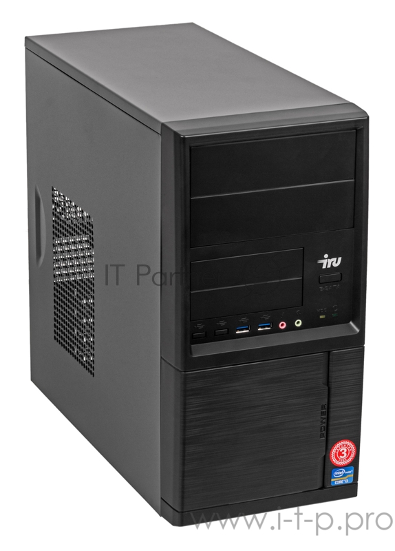 ПК IRU Office 315 MT i5 9400 (2.9)/8Gb/1Tb 7.2k/UHDG 630/Free DOS/GbitEth/400W/черный