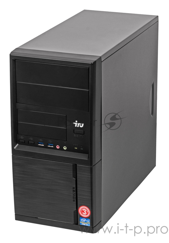 ПК IRU Office 315 MT i5 9400 (2.9)/8Gb/1Tb 7.2k/UHDG 630/Free DOS/GbitEth/400W/черный