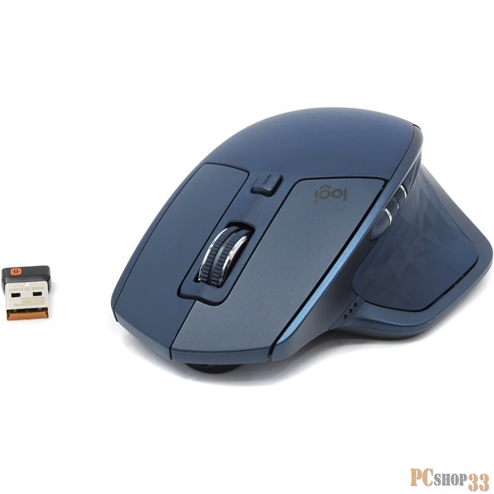 Оптическая мышь Logitech MX Master 2S 910-005140, беспров., 5кн.+2скр., бирюзовый (USB, Bluetooth)