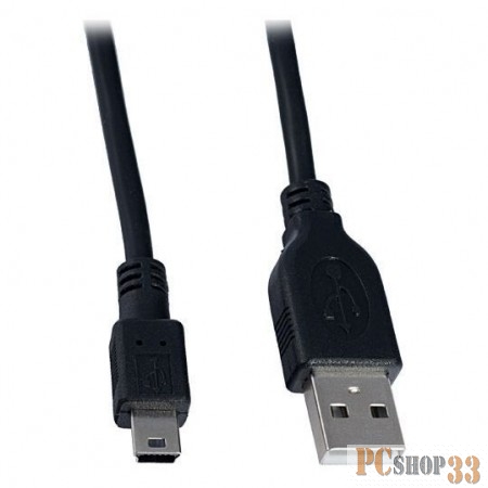 Кабель VS Кабель USB2.0 A вилка - Mini USB 5P вилка, длина 1 м. (U310)