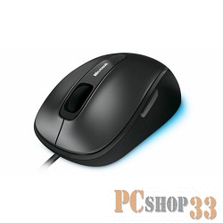 Оптическая мышь Microsoft Comfort Mouse 4500 4FD-00024, 4кн.+скр., серебр.-черный (USB)