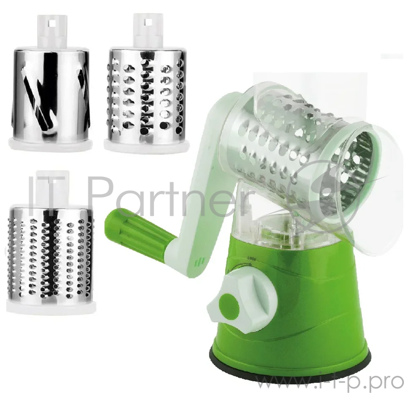 Мультитерка Mallony BELLISSIMO (мультислайсер) на вакуумной присоске (3 насадки)
