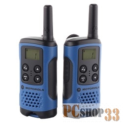 Радиостанция Motorola P14MAA03A1BH TLKR T41 Blue Радиостанция (комплект из 2 радиостанций)
