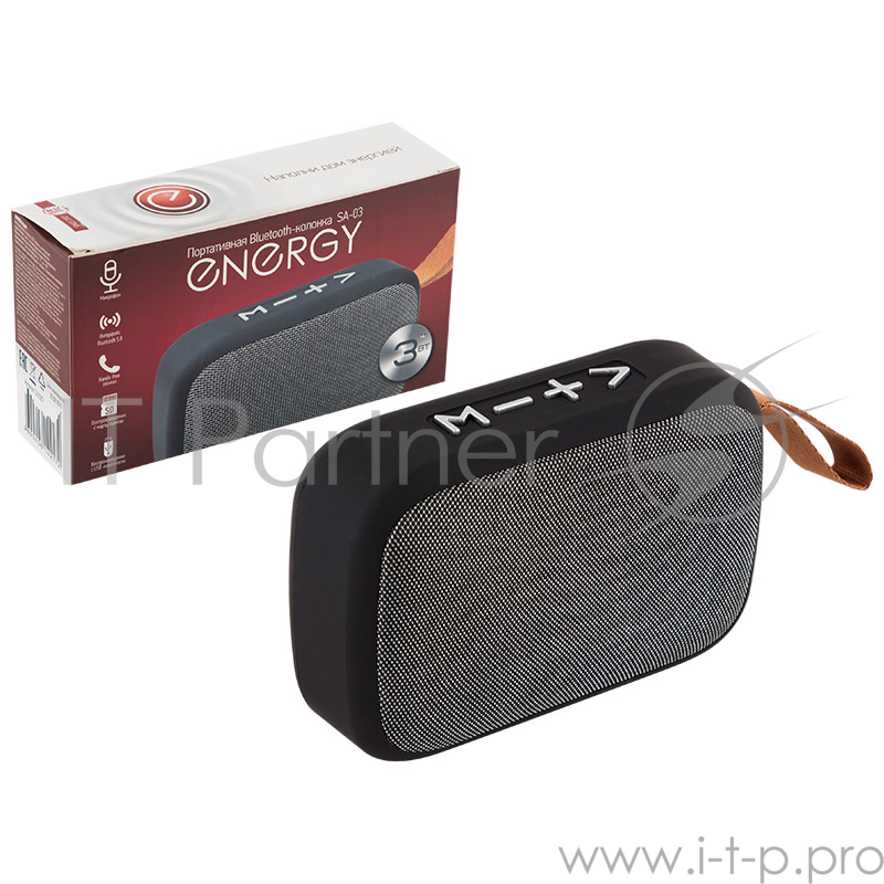 Портативная Bluetooth-колонка Energy SA-03 (3Вт, TF, USB, hands-free)
