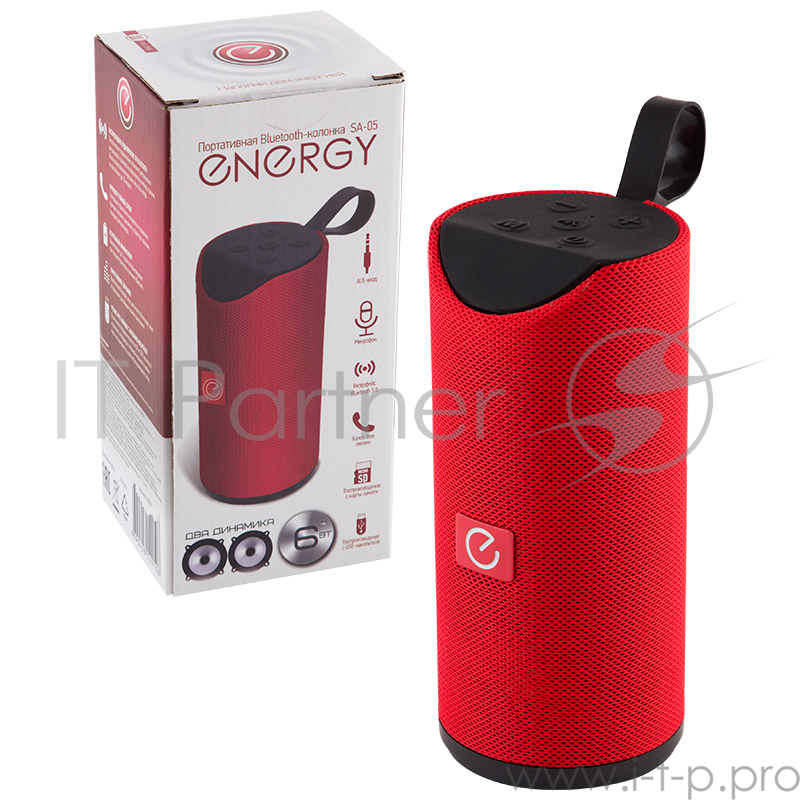 Портативная Bluetooth-колонка Energy SA-05 (6Вт стерео, TF, USB, AUX, hands-free)