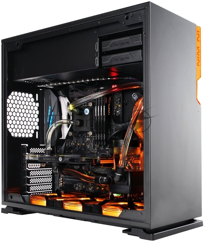 Корпус Mini Tower InWin CI698C (101C) BL U3*2+3.1C(TYPE C)+ A(HD)+RGB LED (без блока питания)