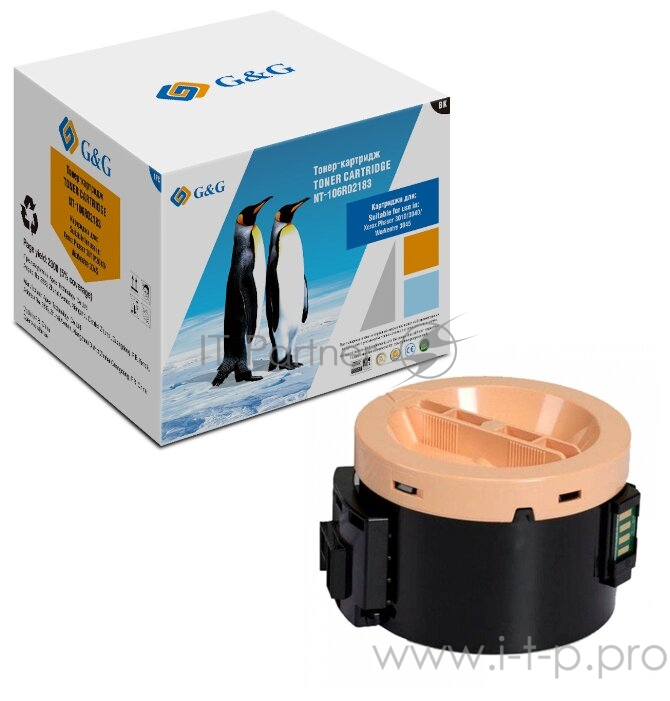 Картридж лазерный G&G NT-106R02183 черный (2300стр.) для Xerox Phaser 3010/3040Workentre 3045