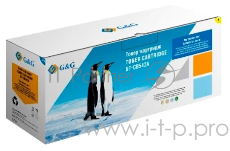 Картридж лазерный G&G NT-CB542A желтый (1400стр.) для HP CLJ CP1215/1515/CM1312