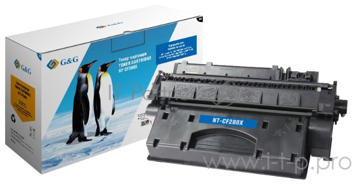 Картридж лазерный G&G NT-CF280X черный (6900стр.) для HP LJ P2035/P2055d/Pro 400 M401/MFP M425