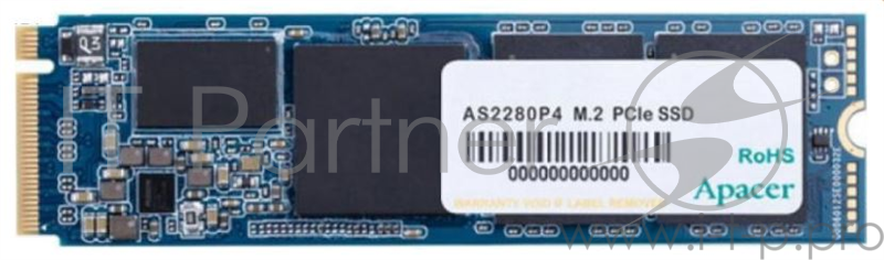 Apacer SSD AS2280P4 512Gb M.2 PCIe Gen3x4 MTBF 1.5M, 3D TLC, Retail (AP512GAS2280P4-1)