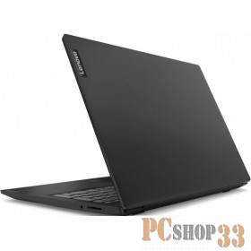 Ноутбук Lenovo IdeaPad S145-15AST A9 9425/8Gb/SSD128Gb/AMD Radeon R5/15.6/TN/FHD (1920x1080)/Free DOS/black/WiFi/BT/Cam