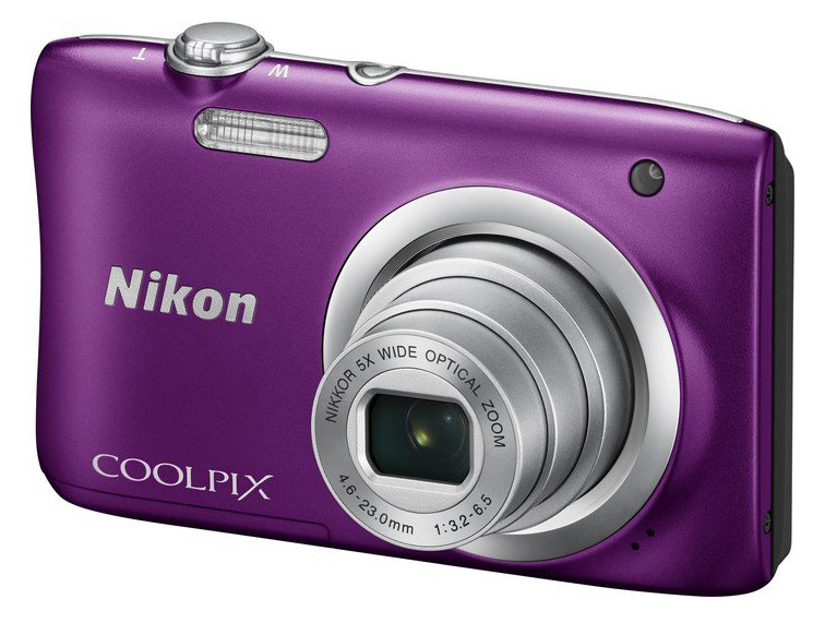 Цифровая фотокамера Nikon CoolPix A100 фиолетовый {20.1Mpix Zoom5x 2.7