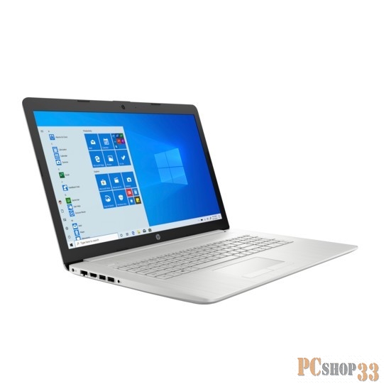Ноутбук HP17 17-ca1056ur 17,3 FHD, AMD R5-3500U, 8Gb, 512Gb SSD, no ODD, Win10, серебристый