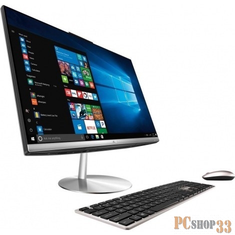 Моноблок ASUS ZN242GDK-CA020D Intel i5-8300H/8Gb/1TB+256Gb SSD/IPS FHD non glare 23,8non-touch/NV GTX 1050 4GB/WIFI5+BT5.0/HD Cam/DOS/Icicle Silver/