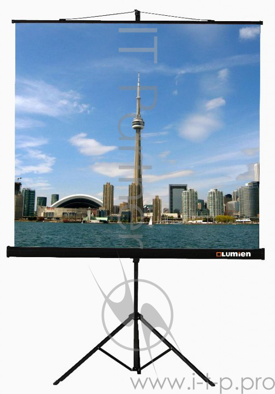 Экраны LUMIEN Lumien Eco View LEV-100105 Экран на треноге 160x160 см 1:1 напольный рулонный