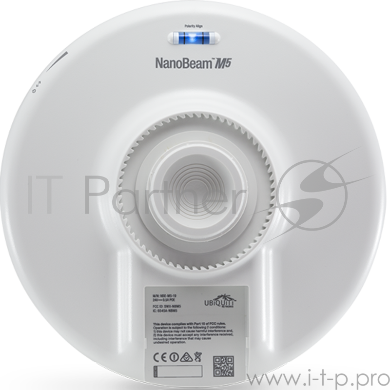 Сетевое оборудование UBIQUITI NBE-M5-19 Точка доступа Wi-Fi, AirMax, Рабочая частота 5170-5850 МГц