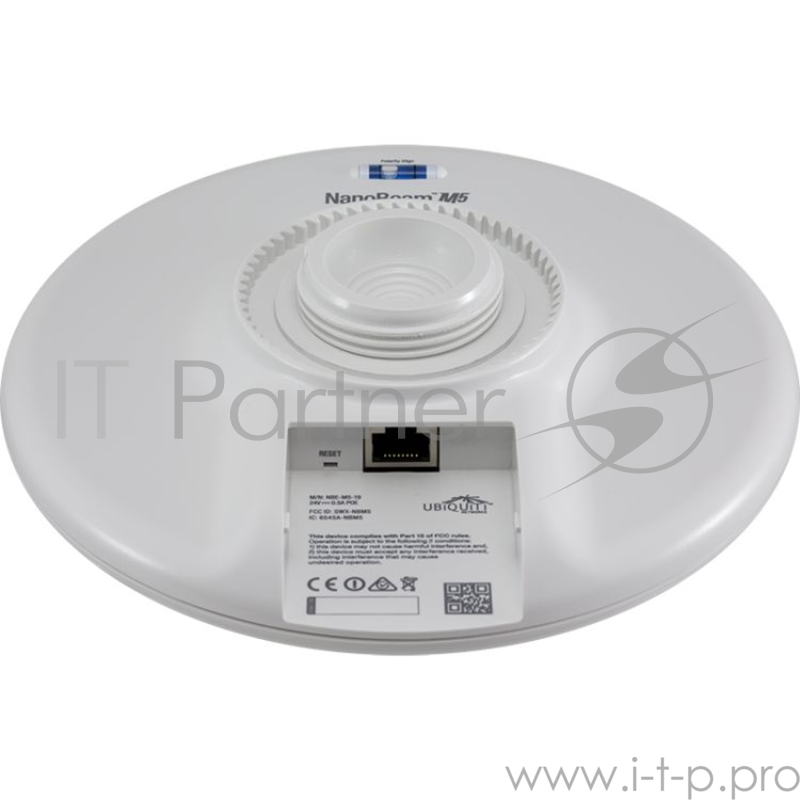 Сетевое оборудование UBIQUITI NBE-M5-19 Точка доступа Wi-Fi, AirMax, Рабочая частота 5170-5850 МГц