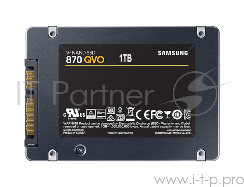Накопитель SSD Samsung SATA III 1Tb MZ-77Q1T0BW 860 QVO 2.5