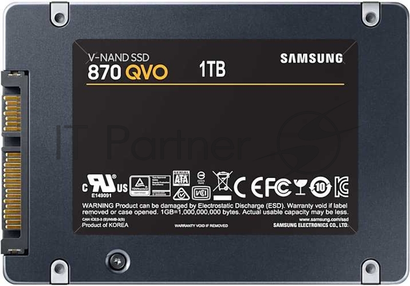 Накопитель SSD Samsung SATA III 1Tb MZ-77Q1T0BW 860 QVO 2.5