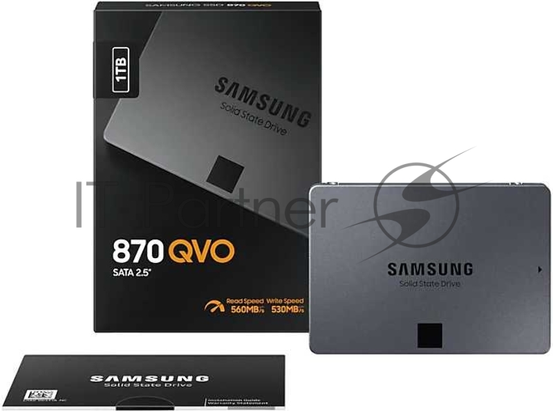 Накопитель SSD Samsung SATA III 1Tb MZ-77Q1T0BW 860 QVO 2.5