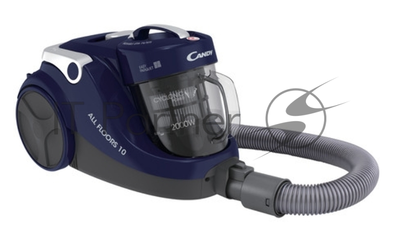 Пылесос Candy CAF1020 019 2000Вт синий/серый