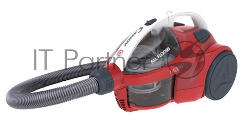 Пылесос Candy CAF1400 019 1400Вт красный/белый