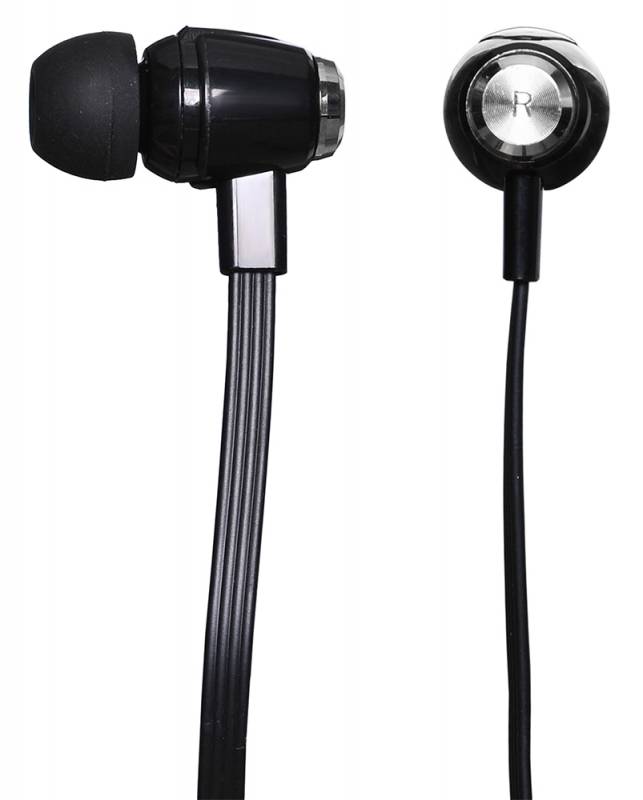 Гарнитура вкладыши Oklick HS-S-240 1.2м черный проводные