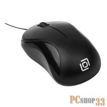 Мышь Oklick 115SR черный оптическая (800dpi) USB для ноутбука (2but)