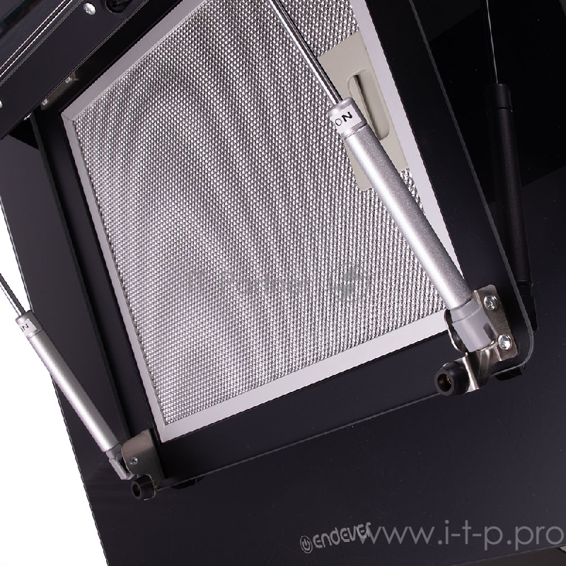 Вытяжка кухонная Endever Spectre KH-41B, цвет черный, 190Вт, 3 скоростных режима, ширина встраивания 60 см, технология управления жестами, 1 шт/уп