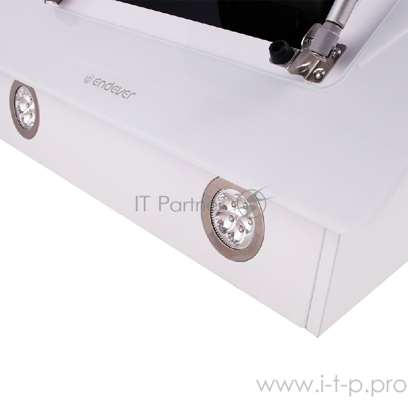 Вытяжка кухонная Endever Spectre KH-41W, цвет белый, 190Вт, 3 скоростных режима, ширина встраивания 60 см, технология управления жестами, 1 шт/уп