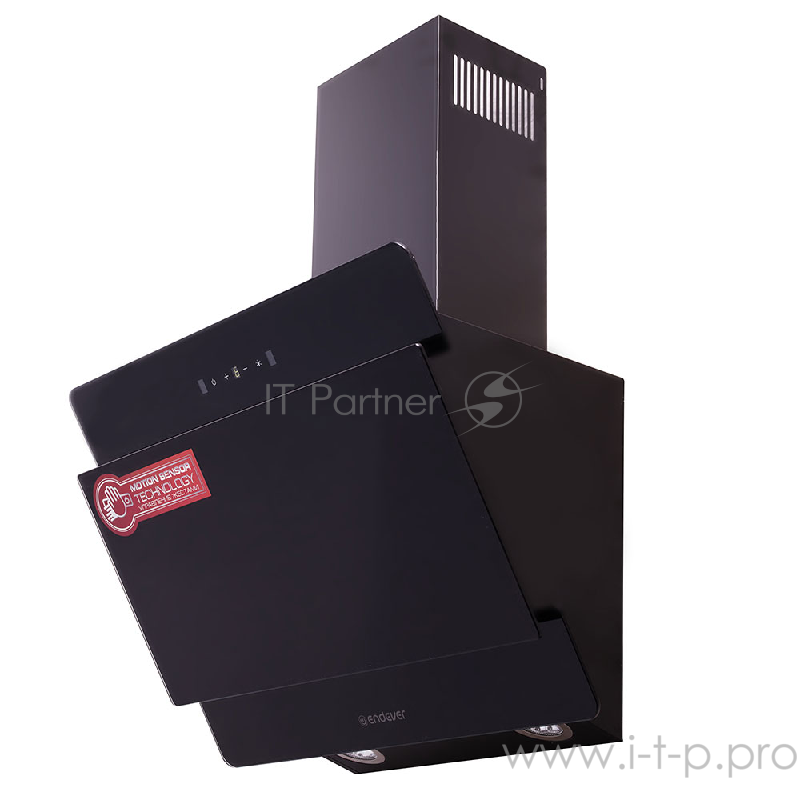 Вытяжка кухонная Endever Spectre KH-40B, цвет черный, 190Вт, 3 скоростных режима, ширина встраивания 60 см, технология управления жестами, 1 шт/уп