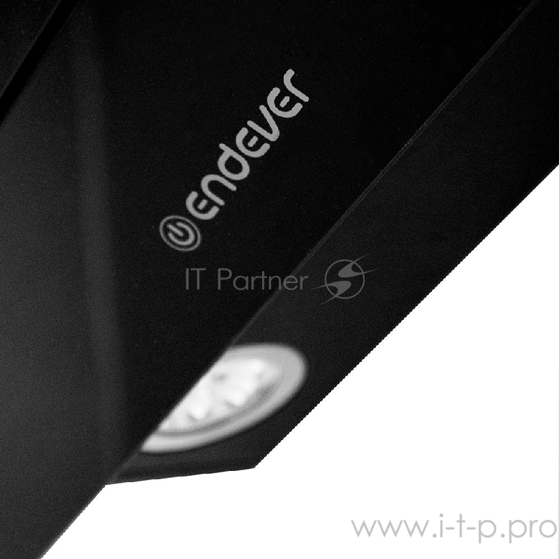 Вытяжка кухонная Endever Spectre KH-40B, цвет черный, 190Вт, 3 скоростных режима, ширина встраивания 60 см, технология управления жестами, 1 шт/уп