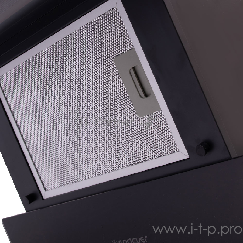 Вытяжка кухонная Endever Spectre KH-40B, цвет черный, 190Вт, 3 скоростных режима, ширина встраивания 60 см, технология управления жестами, 1 шт/уп