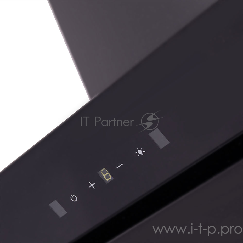 Вытяжка кухонная Endever Spectre KH-40B, цвет черный, 190Вт, 3 скоростных режима, ширина встраивания 60 см, технология управления жестами, 1 шт/уп