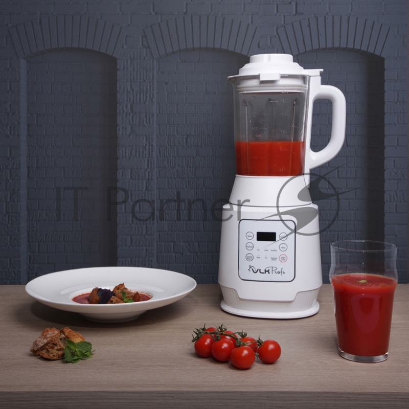 Блендер-суповарка VLK Profi 2200, мощность 1200 Вт, Объем чаши 1,2 л, цвет белый, 6 автоматичесих программ, 6 скоростей работы, 2 шт/уп