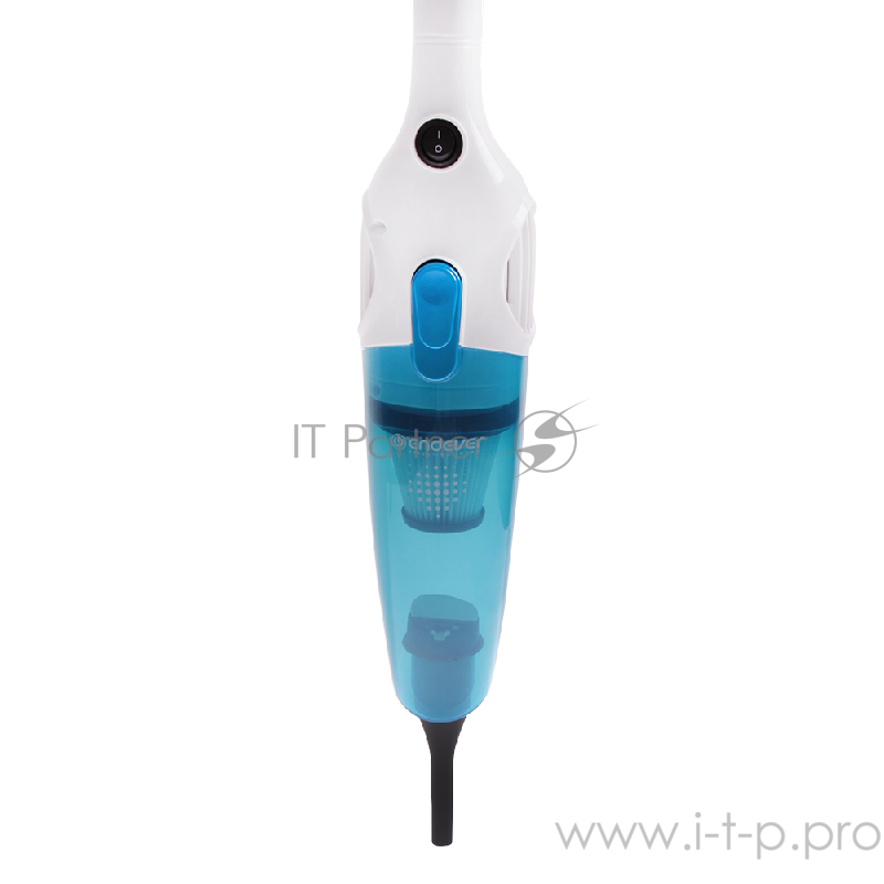 Вертикальный пылесос циклонного типа Endever SkyClean VC-278, белый/голубой, мощность 700 Вт, циклонная система фильтрации, 6 шт/уп