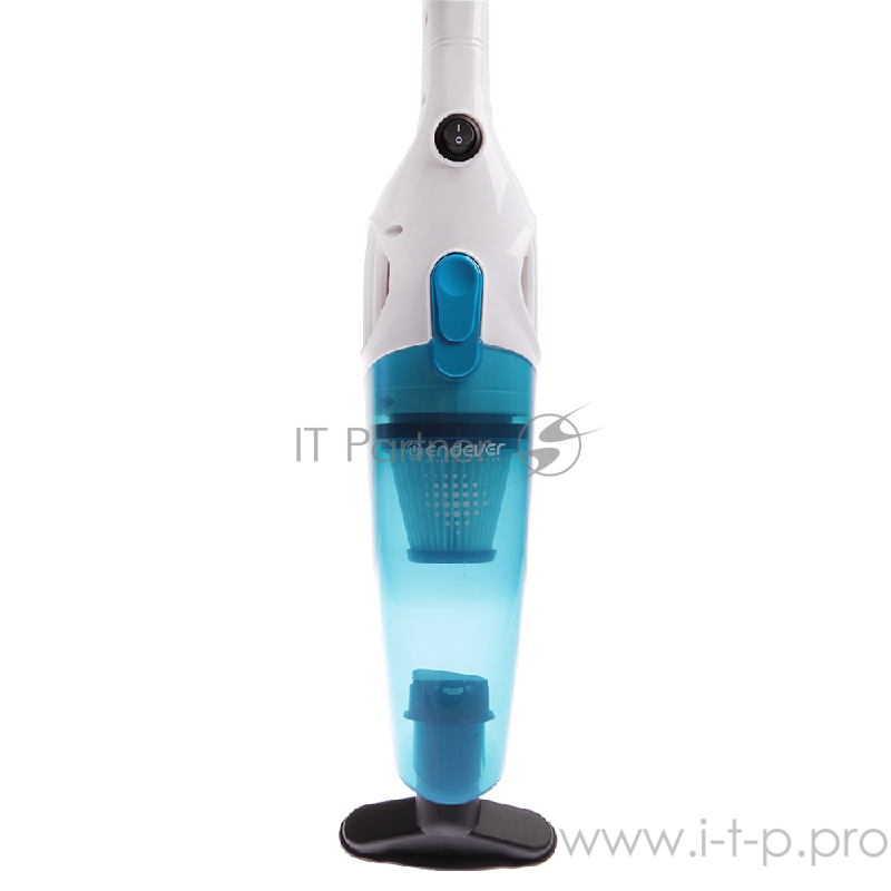 Вертикальный пылесос циклонного типа Endever SkyClean VC-278, белый/голубой, мощность 700 Вт, циклонная система фильтрации, 6 шт/уп