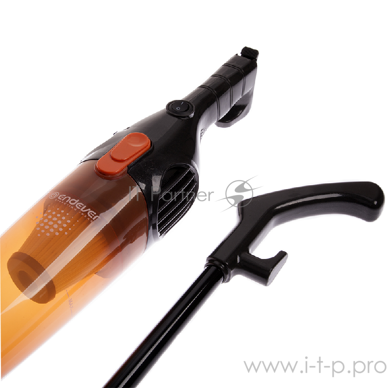 Вертикальный пылесос циклонного типа Endever SkyClean VC-277, темно-серый/оранжевый, мощность 700 Вт, циклонная система фильтрации, 6 шт/уп