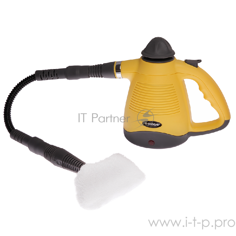 Универсальный пароочиститель Endever Odyssey Q-442, черный/желтый, 900 Вт, 3.5 бар, 28 г/мин