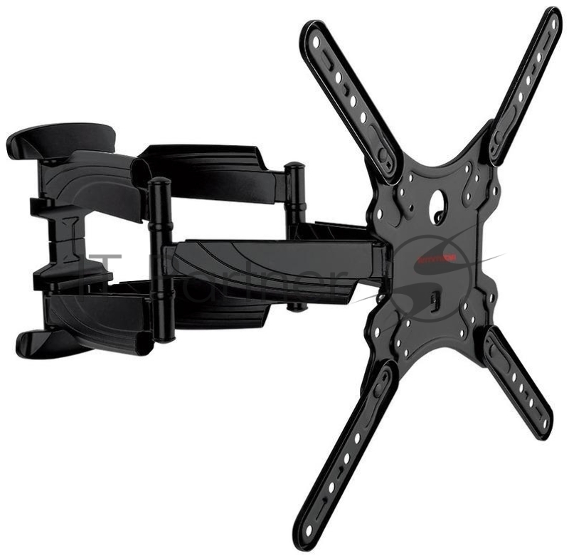 Кронштейн для телевизора Arm media COBRA-45 black 4 шт/уп. 22-65, max 45 кг, 4ст св., нак. + 5° -10°, пов. 160°, от ст. 45-495 мм., max VESA 400x400