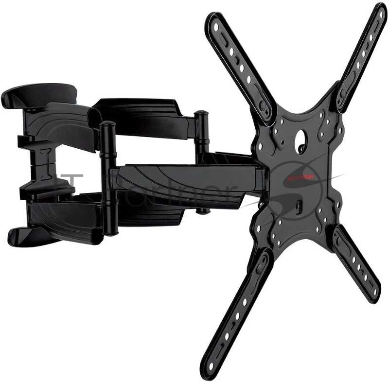 Кронштейн для телевизора Arm media COBRA-45 black 4 шт/уп. 22-65, max 45 кг, 4ст св., нак. + 5° -10°, пов. 160°, от ст. 45-495 мм., max VESA 400x400