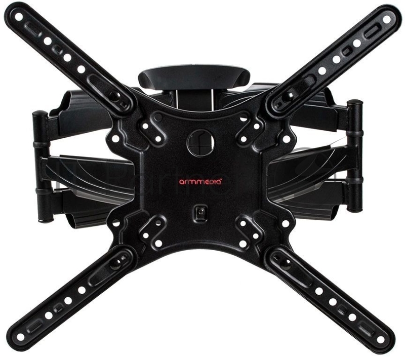 Кронштейн для телевизора Arm media COBRA-45 black 4 шт/уп. 22-65, max 45 кг, 4ст св., нак. + 5° -10°, пов. 160°, от ст. 45-495 мм., max VESA 400x400