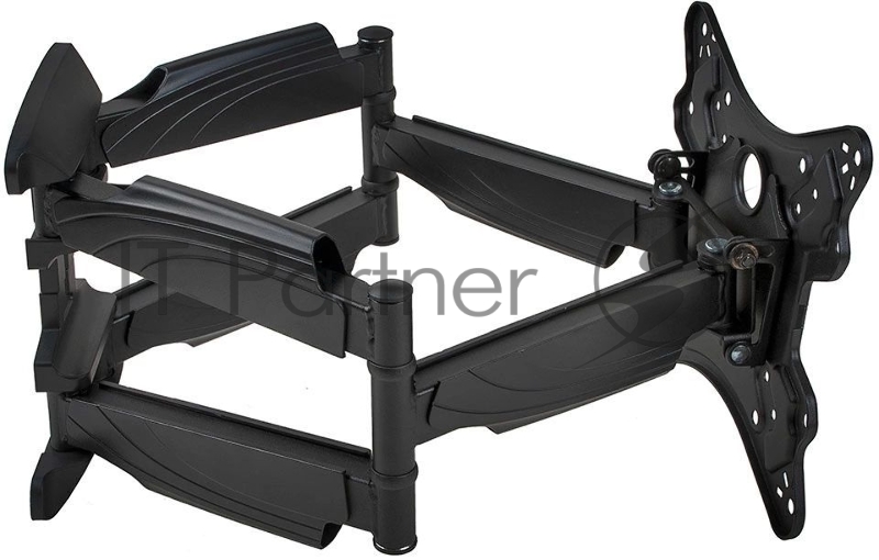 Кронштейн для телевизора Arm media COBRA-45 black 4 шт/уп. 22-65, max 45 кг, 4ст св., нак. + 5° -10°, пов. 160°, от ст. 45-495 мм., max VESA 400x400