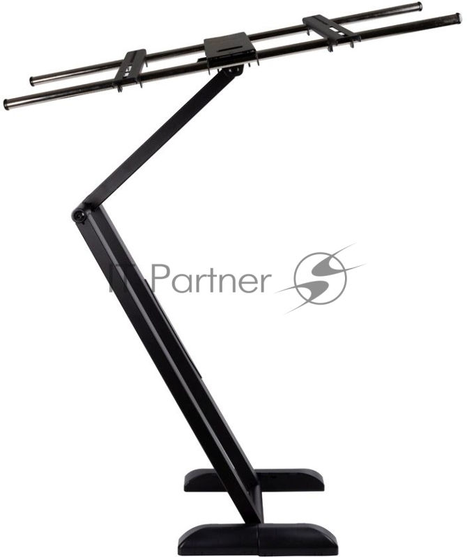 Кронштейн для телевизора Kromax ATLANTIS-120 black 1 шт/уп. 40-100, max 121 кг. 4 ст св., нак. +3° -12°, пов. 180°, 84-1239 мм., max VESA 800x600мм