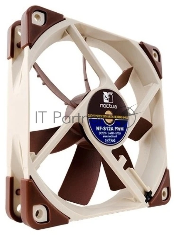 Вентилятор Noctua NF-S12A PWM 120mm, 300-1200rpm