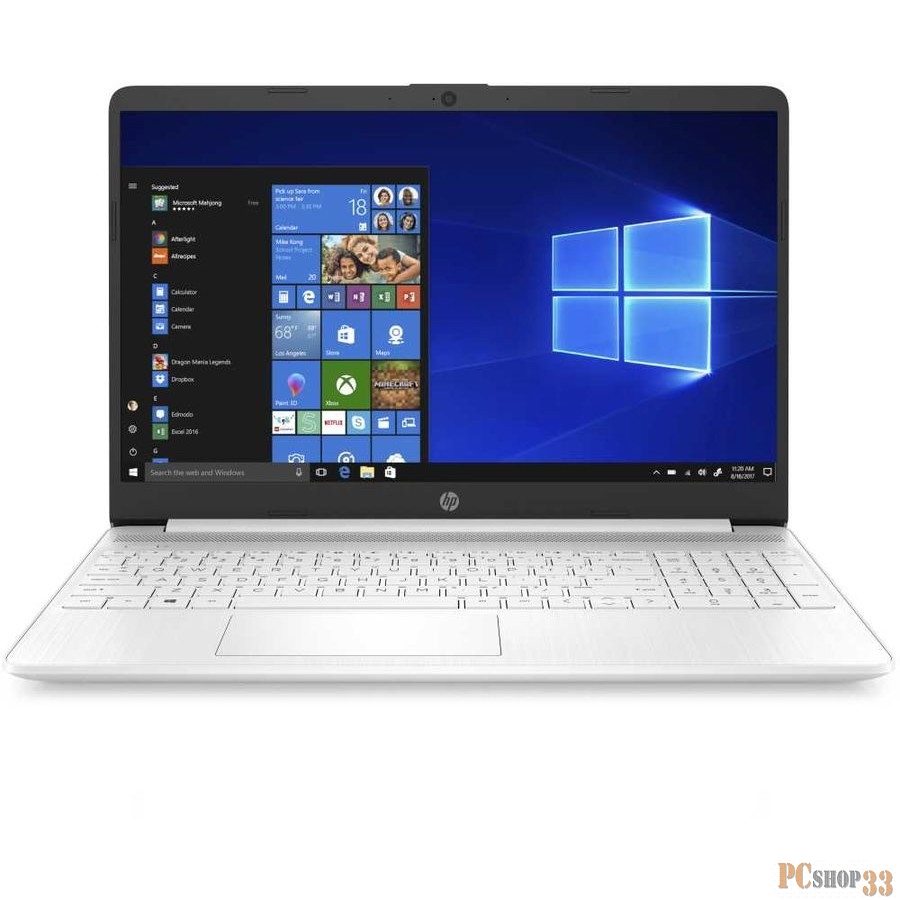 Ноутбук HP 15s-eq1003ur Ryzen 3 3250U/8Gb/SSD256Gb/AMD Radeon/15.6/IPS/FHD (1920x1080)/Windows 10/white/WiFi/BT/Cam