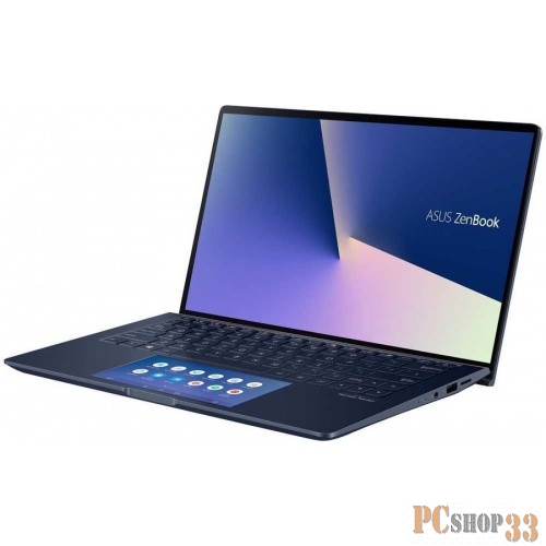 Ноутбук 13.3 FHD Asus UX334FLC-A4085T blue (Core i5 10210U/8Gb/512Gb SSD/MX250 2Gb/W10) (90NB0MW3-M05820)