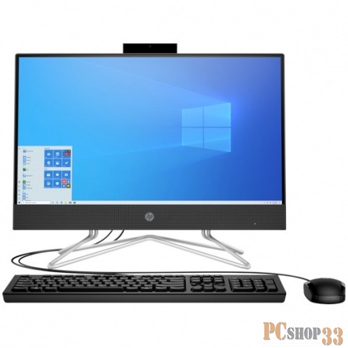 Моноблок 21.5 FHD HP 22-df0002ur black (Core i3 1005G1/4GB/256GB SSD/noDVD/MX330 2GB/W10) (14P41EA)