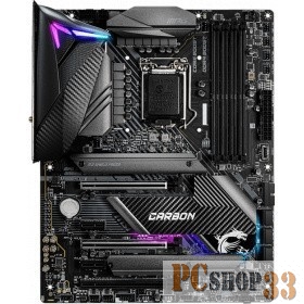 Материнская плата MSI MPG Z490 GAMING CARBON WIFI Soc-1200 Intel Z490 4xDDR4 ATX AC`97 8ch(7.1) 2.5Gg RAID+HDMI+DP