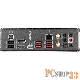 Материнская плата MSI MPG Z490 GAMING CARBON WIFI Soc-1200 Intel Z490 4xDDR4 ATX AC`97 8ch(7.1) 2.5Gg RAID+HDMI+DP